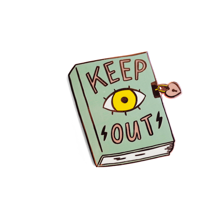 Keep Out Pin - SNASH JEWELRY