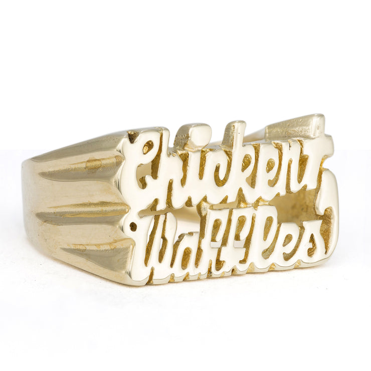 Chicken & Waffles Ring - SNASH JEWELRY