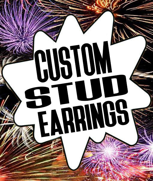 Custom Stud Earrings - SNASH JEWELRY