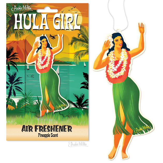 hula girl car freshener