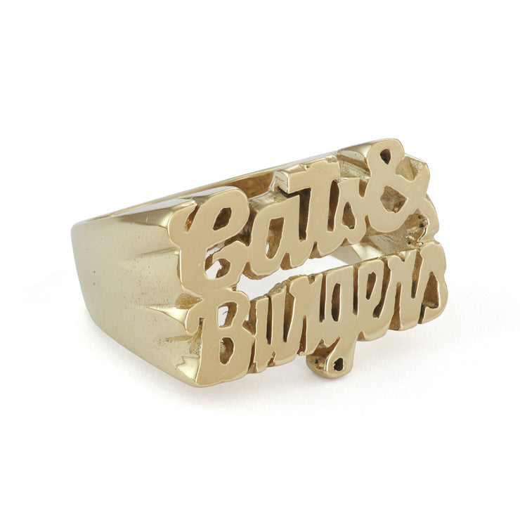 Cats & Burgers Ring - SNASH JEWELRY