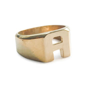 Block Initial / Letter Rings - SNASH JEWELRY