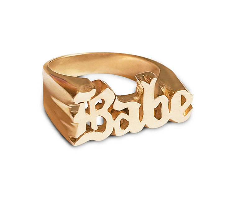 Babe (Gothic) Ring