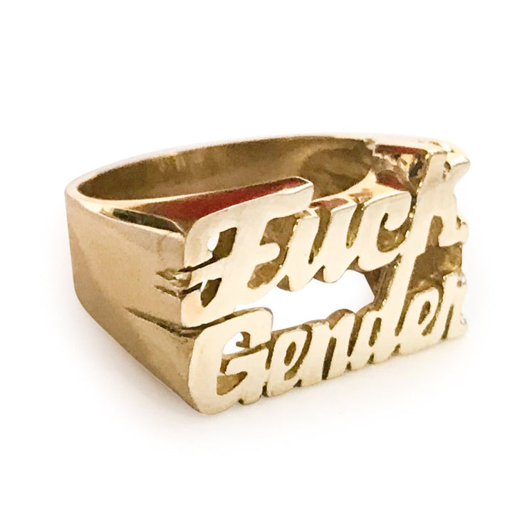 Fuck Gender Ring - SNASH JEWELRY