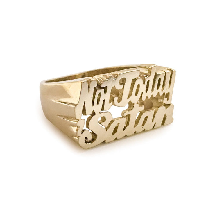 Not Today Satan Ring - SNASH JEWELRY