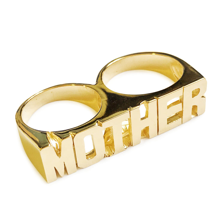 Mother Double Finger Ring - SNASH JEWELRY