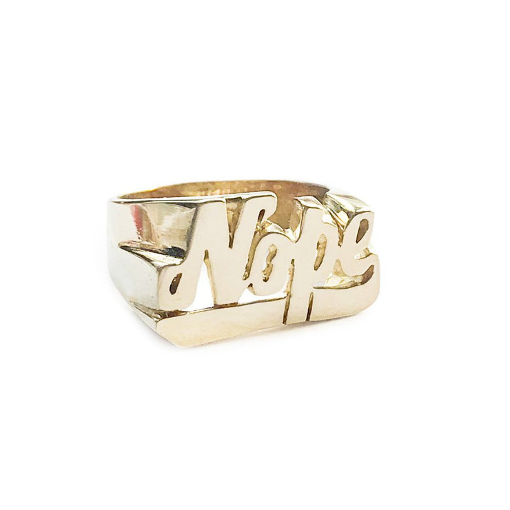 Nope Ring - SNASH JEWELRY