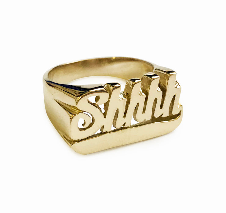 Shhhh Ring - SNASH JEWELRY