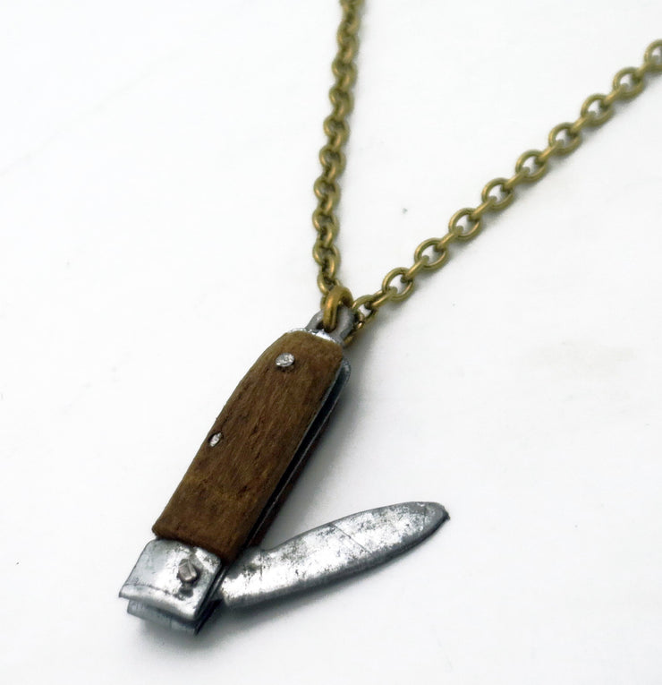 Wooden Knife Necklace - SNASH JEWELRY