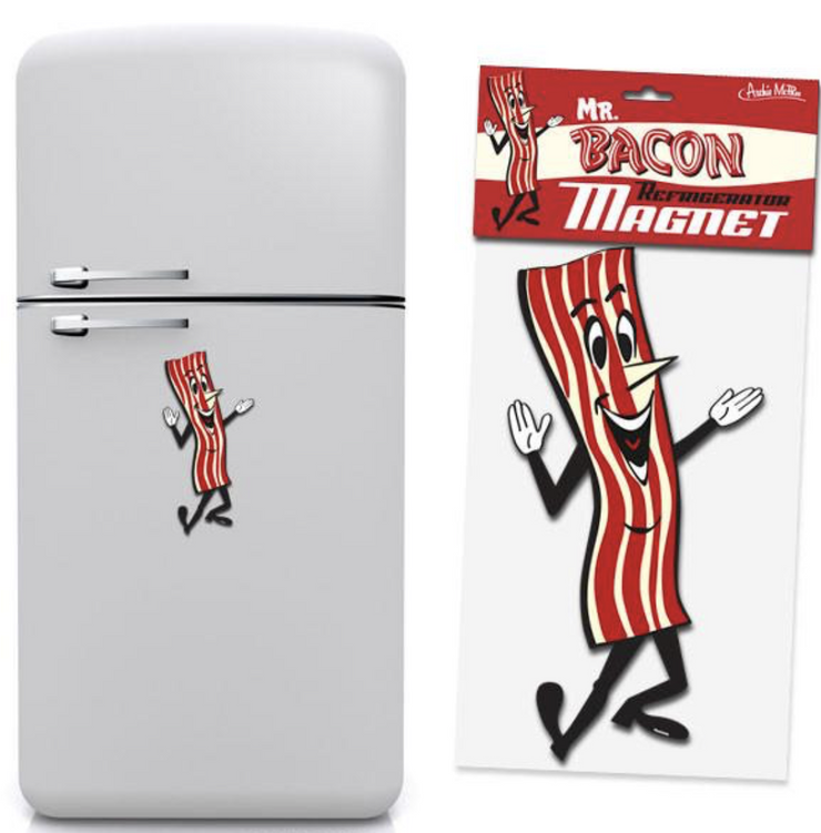 Mr. Bacon Jumbo Magnet - SNASH JEWELRY