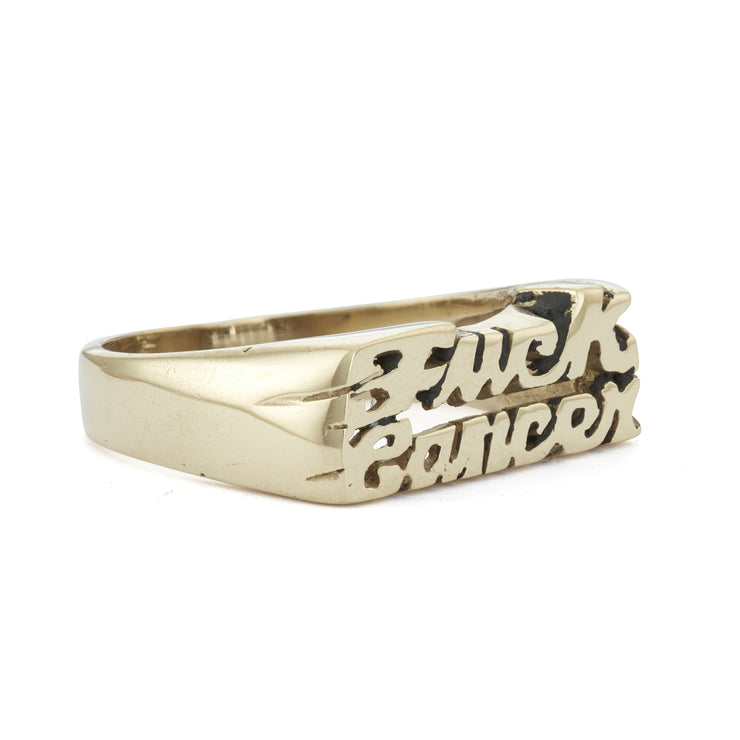 Fuck Cancer Ring - SNASH JEWELRY
