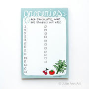Groceries Notepad - SNASH JEWELRY