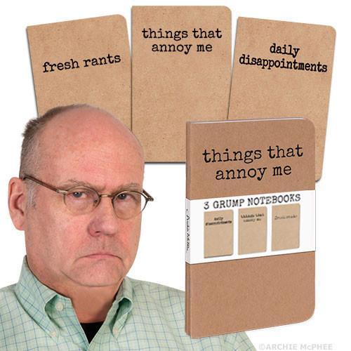 Grump Notebooks - Set of 3 - SNASH JEWELRY