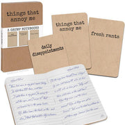 Grump Notebooks - Set of 3 - SNASH JEWELRY