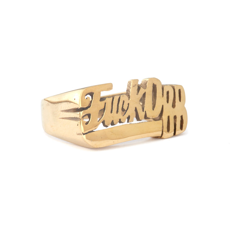 Fuck Off Ring - SNASH JEWELRY