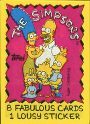 Simpsons Trading Card / Sticker Pack - SNASH JEWELRY