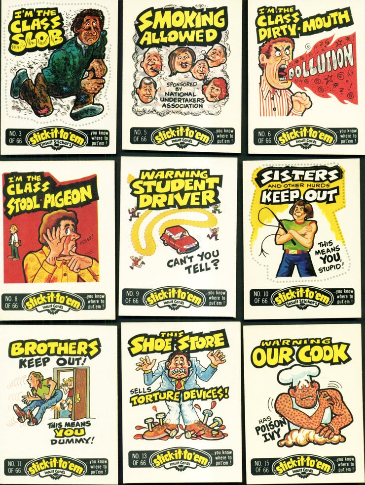 Stick It To Em' Trading Card / Sticker Pack - SNASH JEWELRY