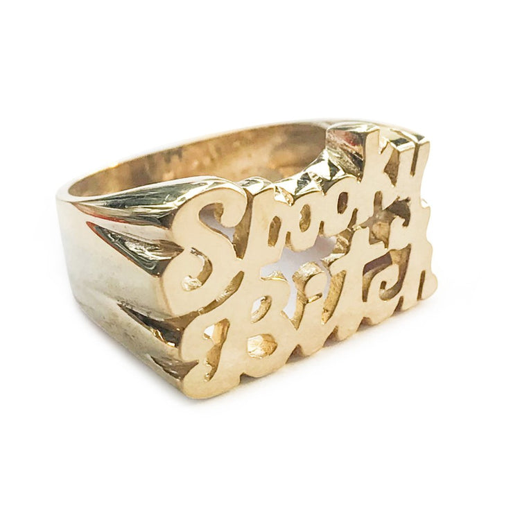 Spooky Bitch Ring - SNASH JEWELRY